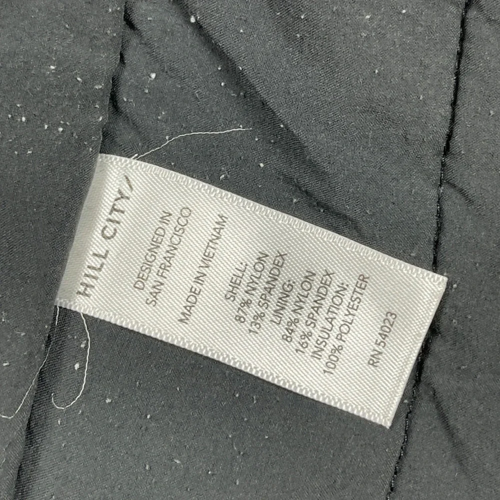 Hill City Thermal Light Shirt Jacket Mens Small Black Snap Huckberry Insulated